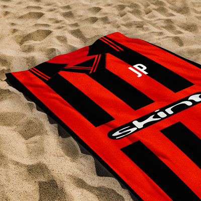 Brighton - 1999 - Away Shirt - Personalised Vintage Beach Towel 