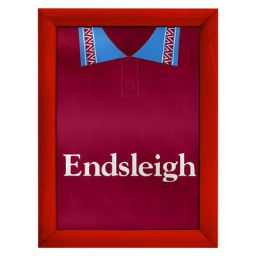 Personalised Burnley - 1994 Home Shirt - A4 Metal Sign Plaque - Frame Options Available