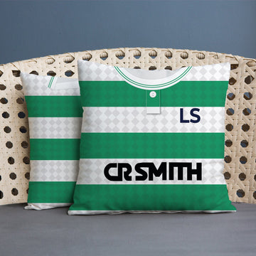 Celtic - 1988 Home Shirt - 45cm or 61cm Retro Cushion