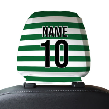 Celtic Retro 2001 Home - Retro Football Shirt - Pack of 2 - Car Seat Headrest Covers