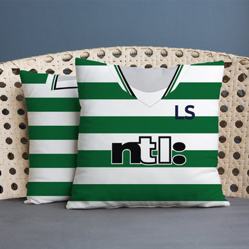 Celtic - 2001 Home Shirt - 45cm or 61cm Retro Cushion