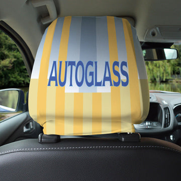 Chelsea 1998 Away - Retro Football Shirt - Pack of 2 - Car Seat Headrest Covers