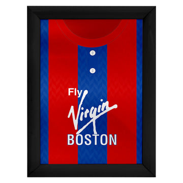 Personalised Crystal-Palace  - 1991 Home Shirt - A4 Metal Sign Plaque - Frame Options Available