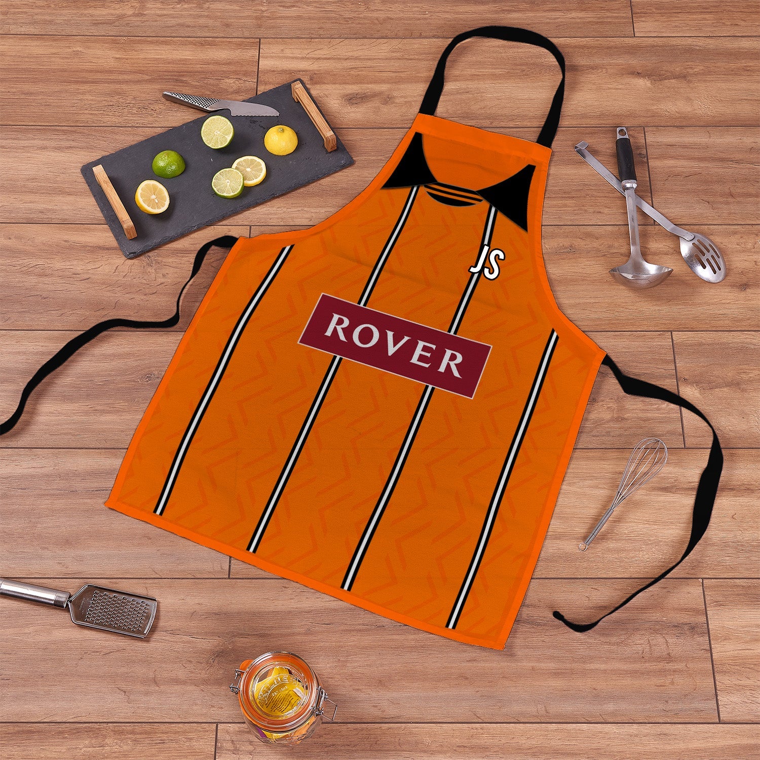 Dundee 1994 Home - Apron Shirt - Personalised Retro Football Novelty Water-Resistant, Lazer Cut (no fraying) Light Weight Adults Apron