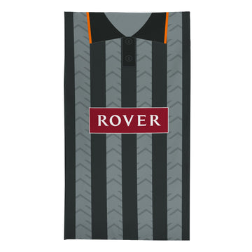 Dundee U Retro United 1995 Away Shirt - Personalised Lightweight, Microfibre Retro Beach Towel - 150cm x 75cm