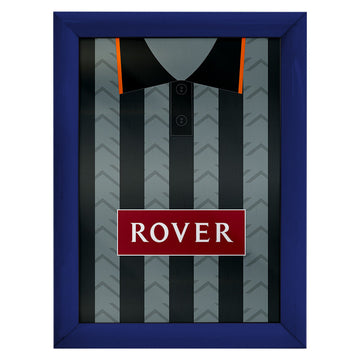 Dundee U Retro United - 1995 Away Shirt - A4 Personalised Metal Sign Plaque - Frame Options Available