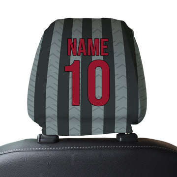 Dundee U Retro United - 1995 Away - Retro Football Shirt - Pack of 2 - Car Seat Headrest Covers
