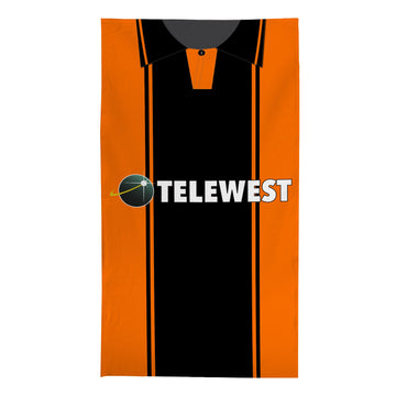 Dundee United 2000 Home Shirt - Personalised Lightweight, Microfibre Retro Beach Towel