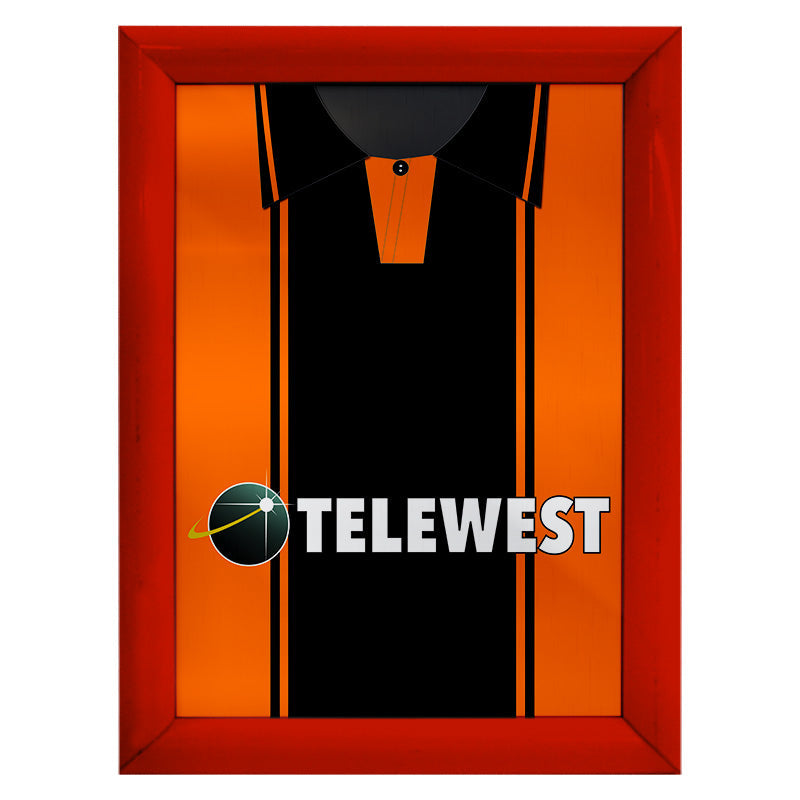 Dundee 2000 Home Shirt - A4 Personalised Metal Sign Plaque