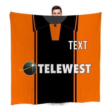 Dundee U Retro United - 2000 Home - Personalised Retro Fleece Blanket 150cm X 150cm