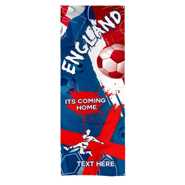 Personalised Text - World Cup - England Arty Splash