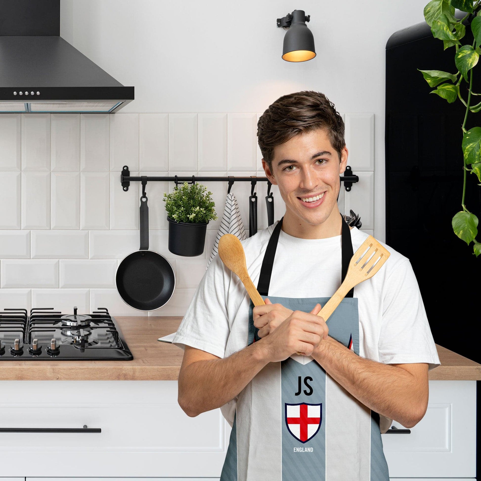 England - 1996 Away Shirt - Retro Football Apron