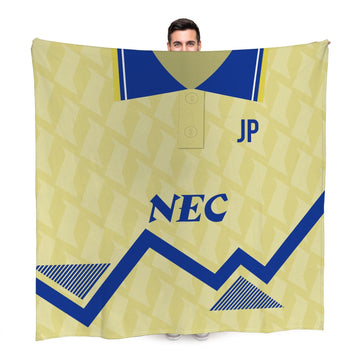 Everton FC - 1990 Away Shirt - Retro Fleece Blanket