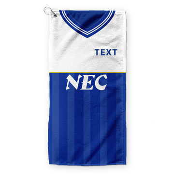 Everton - 1986 Home - Retro Lightweight, Microfibre Golf Towel