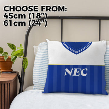 Everton - 1986 Home Shirt - 45cm or 61cm Retro Cushion