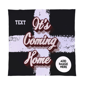 Personalised England - It's Coming Home - Fleece Blanket