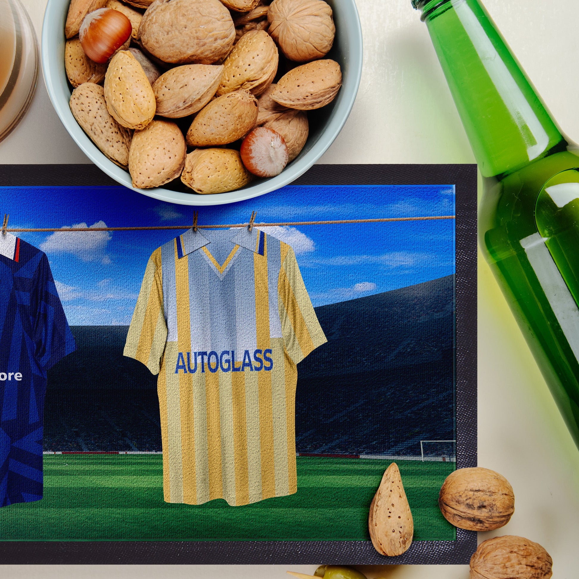 Chelsea Retro Hanging Football Shirts - Personalised Bar Runner