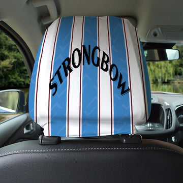 Heart of Midlothian Retro 1995 Away - Retro Football Shirt - Pack of 2 - Car Seat Headrest Covers