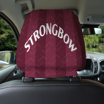 Heart of Midlothian  1997 Home - Retro Football Shirt - Pack of 2 - Car Seat Headrest Covers