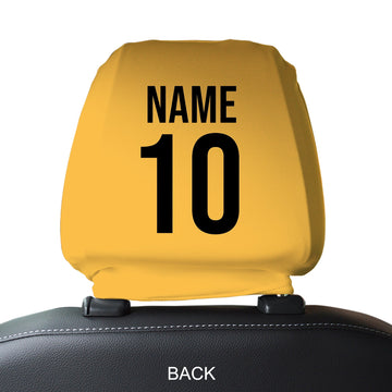Livingston 2001 Home - Retro Football Shirt - Pack of 2 - Car Seat Headrest Covers