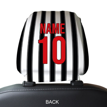 St Mirren Retro 1995 Home Shirt - Retro Football Shirt - Pack of 2 - Car Seat Headrest Covers