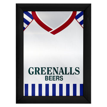 Personalised Huddersfield - 1987 Home Shirt - A4 Metal Sign Plaque - Frame Options Available
