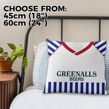 Huddersfield - 1987 Home Shirt - 45cm or 61cm Retro Cushion