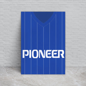 Ipswich Retro 1981 Home Retro Shirt - A4 Personalised Metal Sign Plaque - Frame Options Available