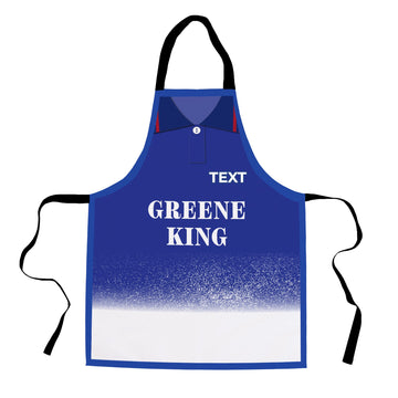 Ipswich Town 1996 Home Shirt - Personalised Retro Football Novelty Water-Resistant, Lazer Cut (no fraying) Light Weight Adults Apron