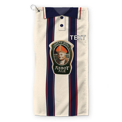 Ipswich Town 1997 Away Shirt - Retro Lightweight, Microfibre Golf Towel