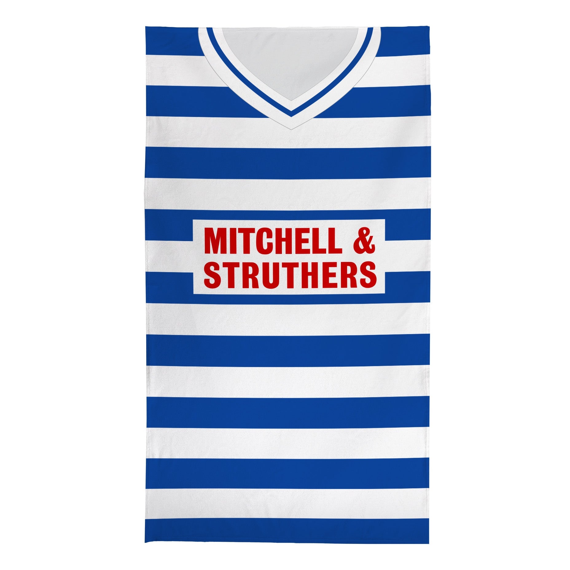 Kilmarnock 1985 Home Shirt - Personalised Lightweight, Microfibre Retro Beach Towel