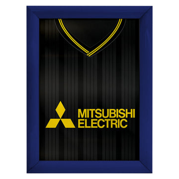 Livingston Retro 1995 Home Shirt - A4 Personalised Metal Sign Plaque - Frame Options Available
