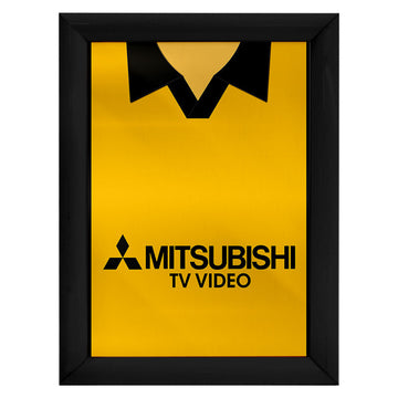 Livingston Retro 1997 Home Shirt - A4 Personalised Metal Sign Plaque - Frame Options Available