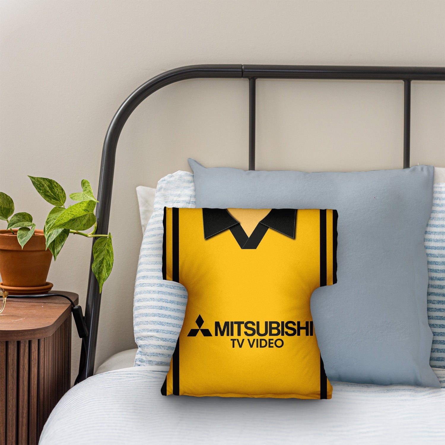 Livingston 1997 Home Shirt - Personalised Retro Shirt Cushion