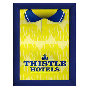 Personalised Leeds 1992 Home Shirt - A4 Metal Sign Plaque