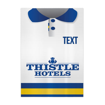 Personalised Leeds 1994 Home Shirt - A4 Metal Sign Plaque