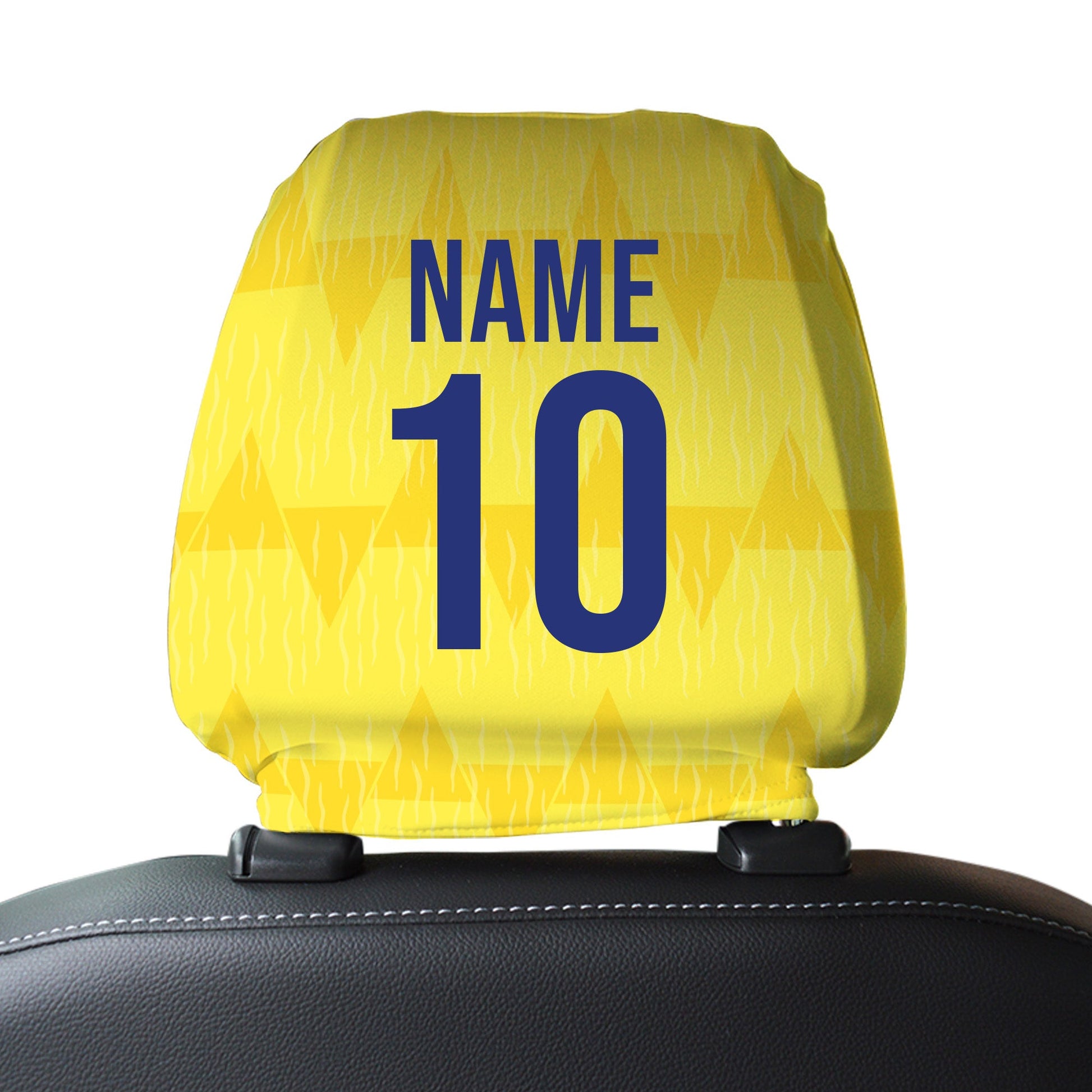 Leeds 1992 Home - Retro Football Shirt - Pack of 2 - Car Seat Headrest Covers
