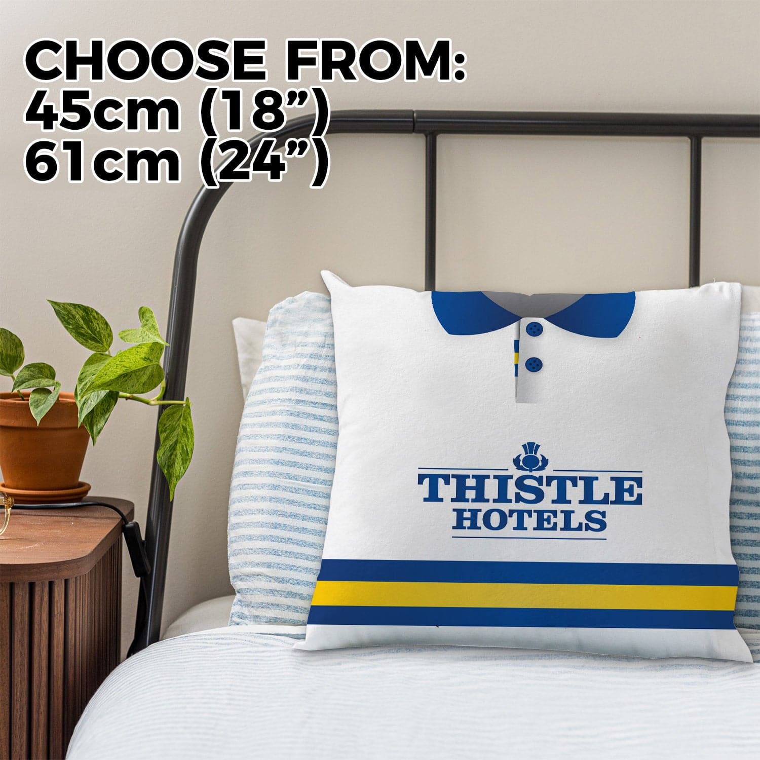 Leeds - 1994 Home Shirt - 45cm or 61cm Retro Cushion