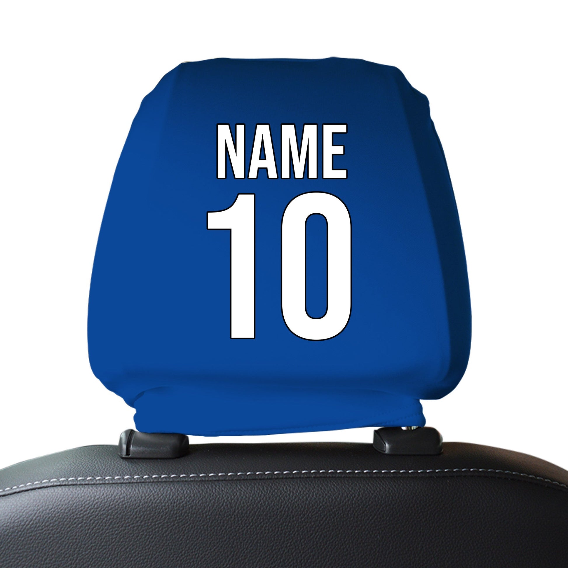 Leicester 1983 Home - Retro Football Shirt - Pack of 2 - Car Seat Headrest Covers
