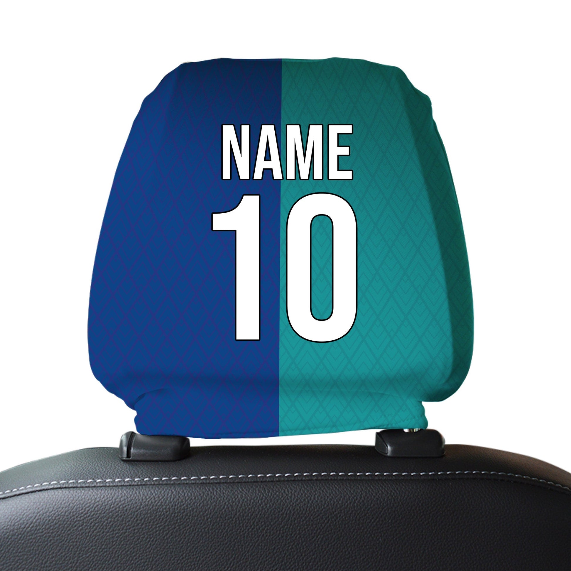 Leicester 1995 Away - Retro Football Shirt - Pack of 2 - Car Seat Headrest Covers
