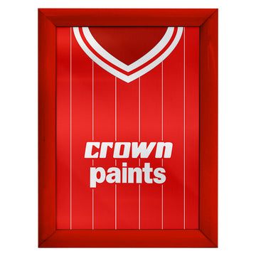 Personalised Liverpool - 1981 Home Shirt - A4 Metal Sign Plaque