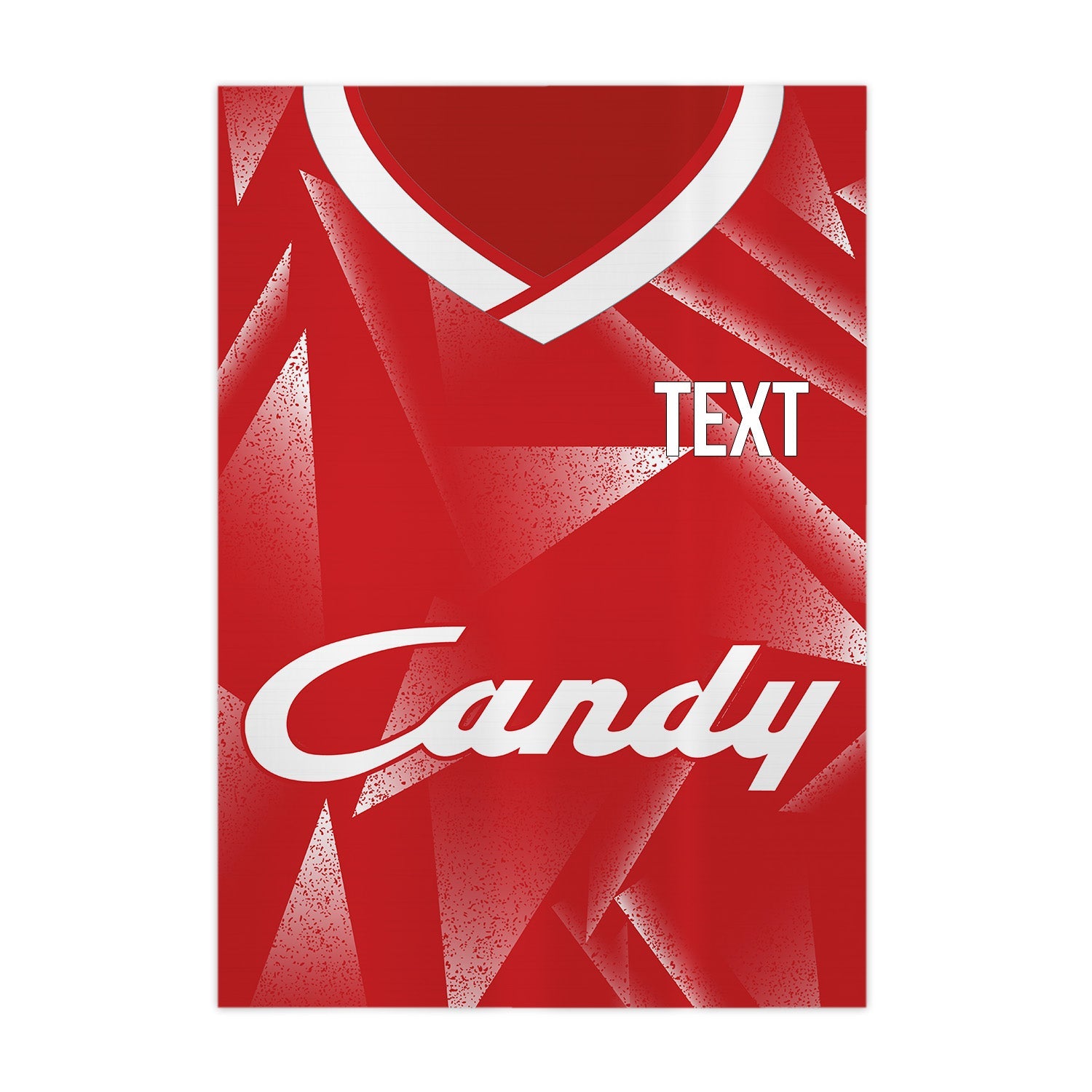 Personalised Liverpool - 1989 Home Shirt - A4 Metal Sign Plaque