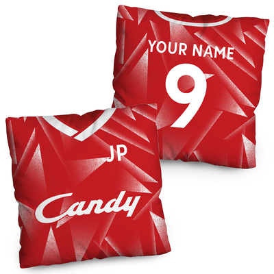 Liverpool Retro - 1989 Home Shirt - 45cm or 61cm Retro Cushion