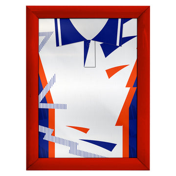 Personalised Luton Retro - 1992 Home Shirt - A4 Metal Sign Plaque - Frame Options Available