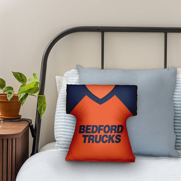 Luton Retro - 1983 Away Shirt - Personalised Retro Shirt Cushion