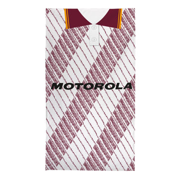 Motherwell 1992 Away Shirt - Personalised Lightweight, Microfibre Retro Beach Towel