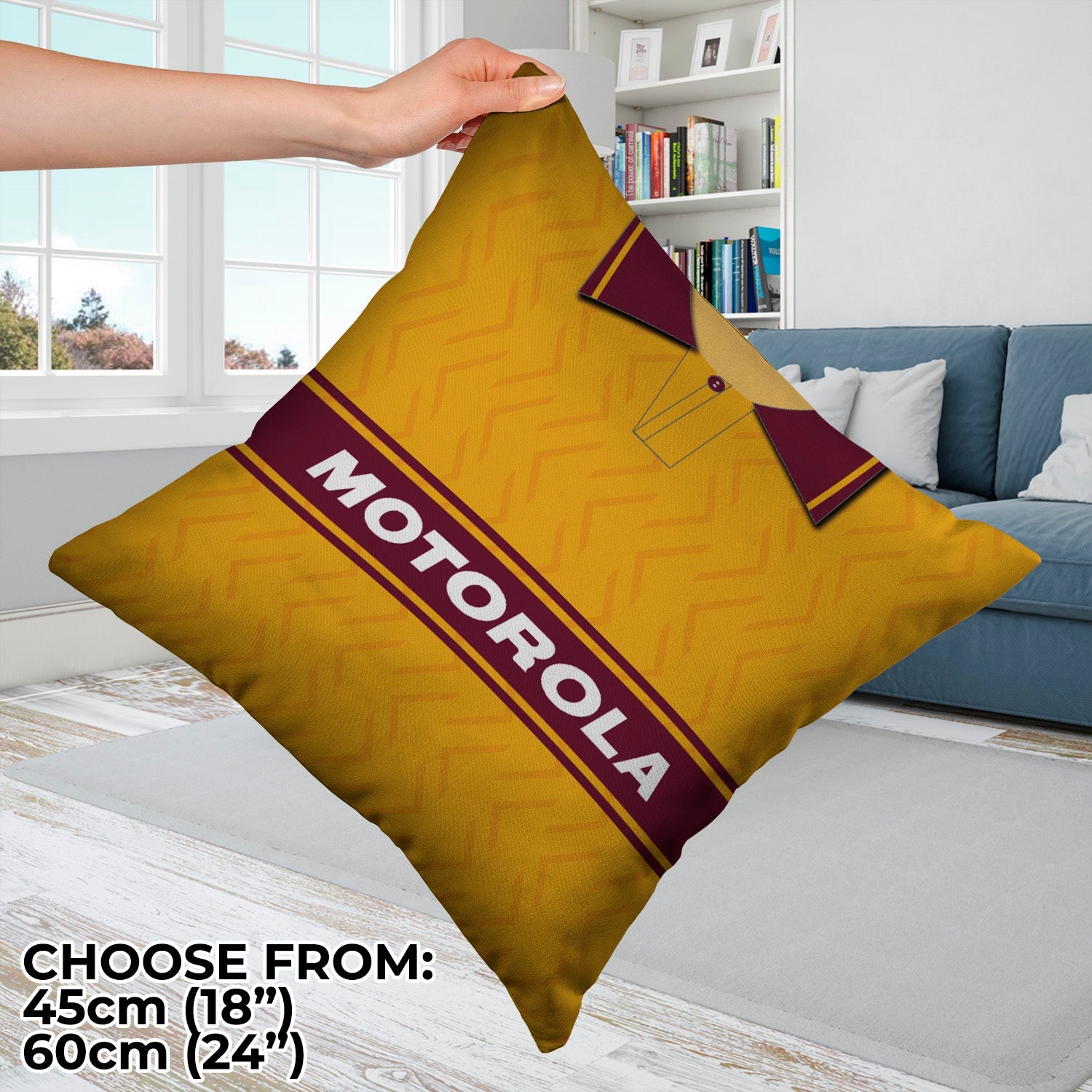 Motherwell 1994 Home Shirt - 45cm or 61cm Retro Cushion