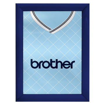 Personalised Man City - 1988 Home Shirt - A4 Metal Sign Plaque