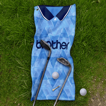 Manchester Blue Retro - 1989 Home - Retro Lightweight, Microfibre Golf Towel