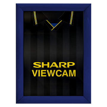 Personalised Man United - 1994 Away Shirt - A4 Metal Sign Plaque - Frame Options Available